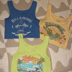 Billabong Crop Tank Set of 3